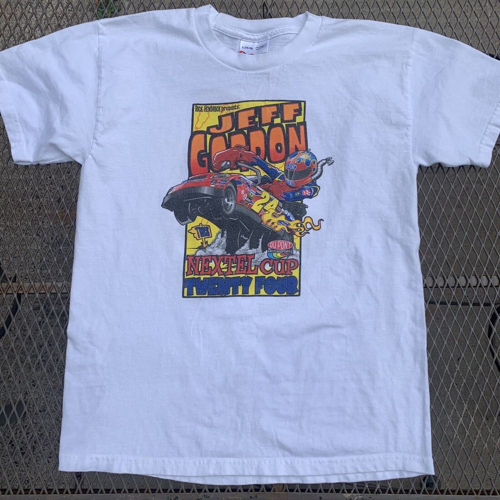 Jeff Gordon Shirt Nextel Cup Twenty Four DuPont Motorsports Nascar T Shirt Youth